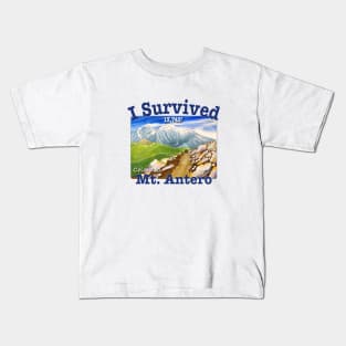 I Survived Mt. Antero, Colorado Kids T-Shirt